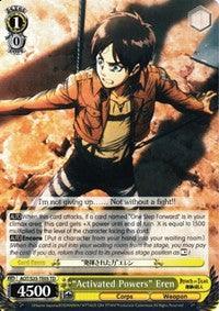 "Activated Powers" Eren (AOT/S35-TE05 TD) [Attack on Titan] - Blue Jay's Cauldron
