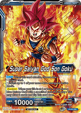 Super Saiyan God Son Goku // SSGSS Son Goku, Soul Striker Reborn (P-211) [Selección de coleccionista vol. 2] 