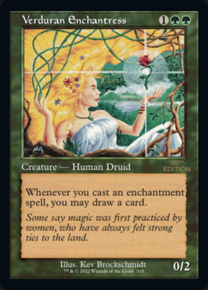 Verduran Enchantress (Retro) [Edición del 30 aniversario] 