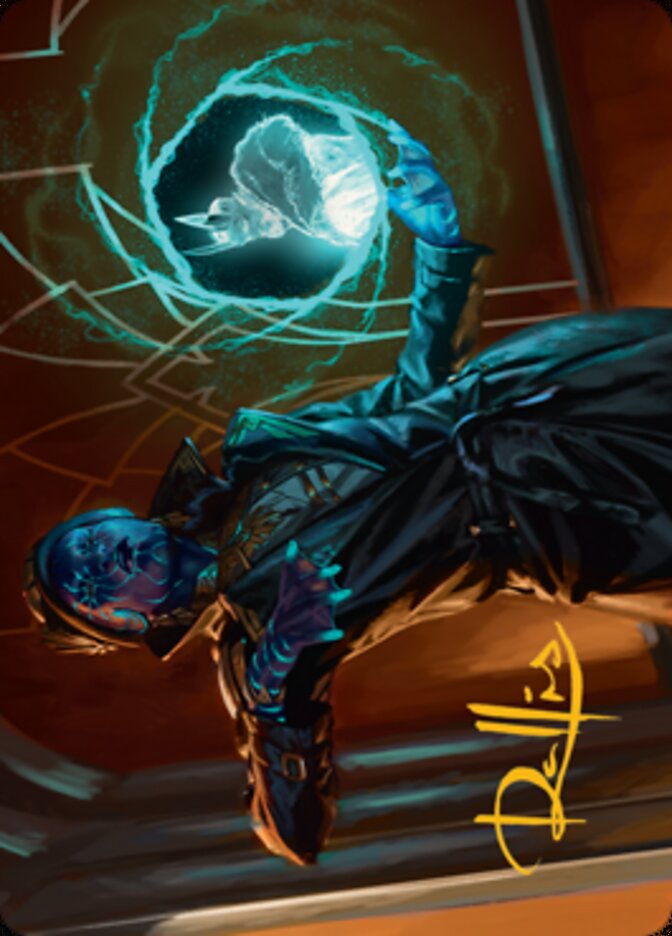 Kamiz, Obscura Oculus Art Card (firma estampada en oro) [Streets of New Capenna Art Series] 