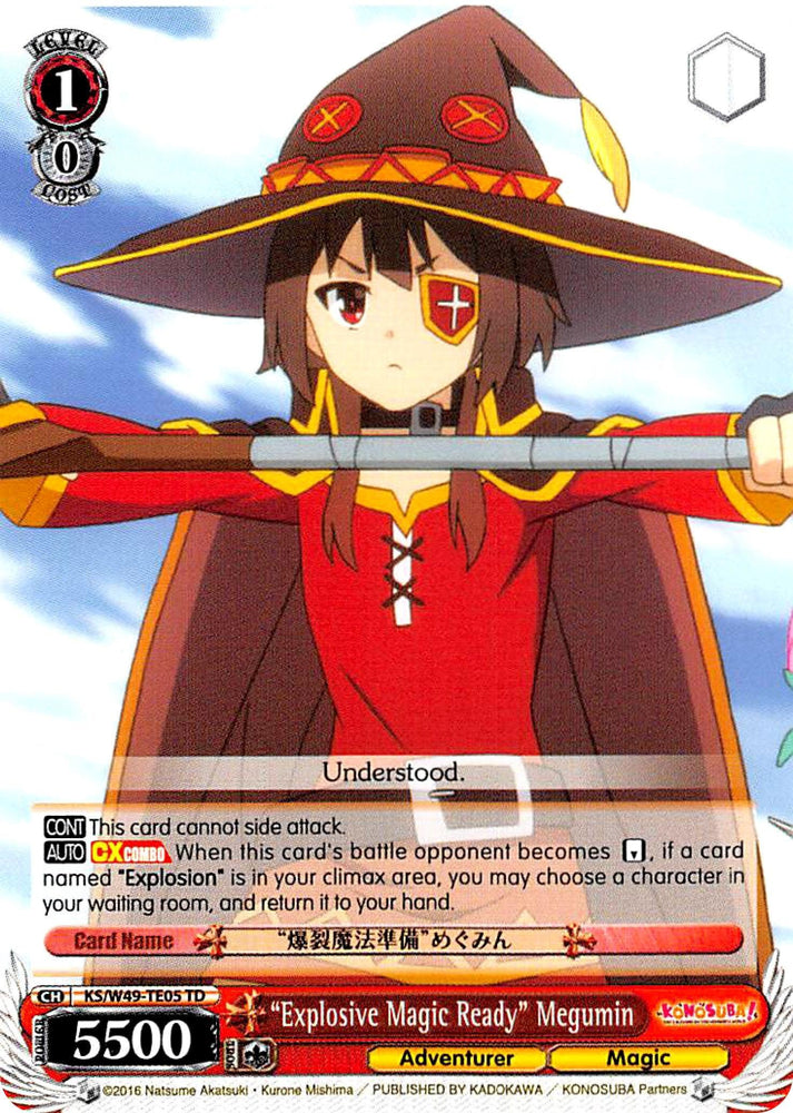 "Explosive Magic Ready" Megumin (KS/W49-TE05 TD) [KonoSuba] - Blue Jay's Cauldron