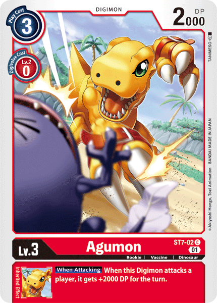 Agumon [ST7-02] [Cubierta inicial: Gallantmon] 