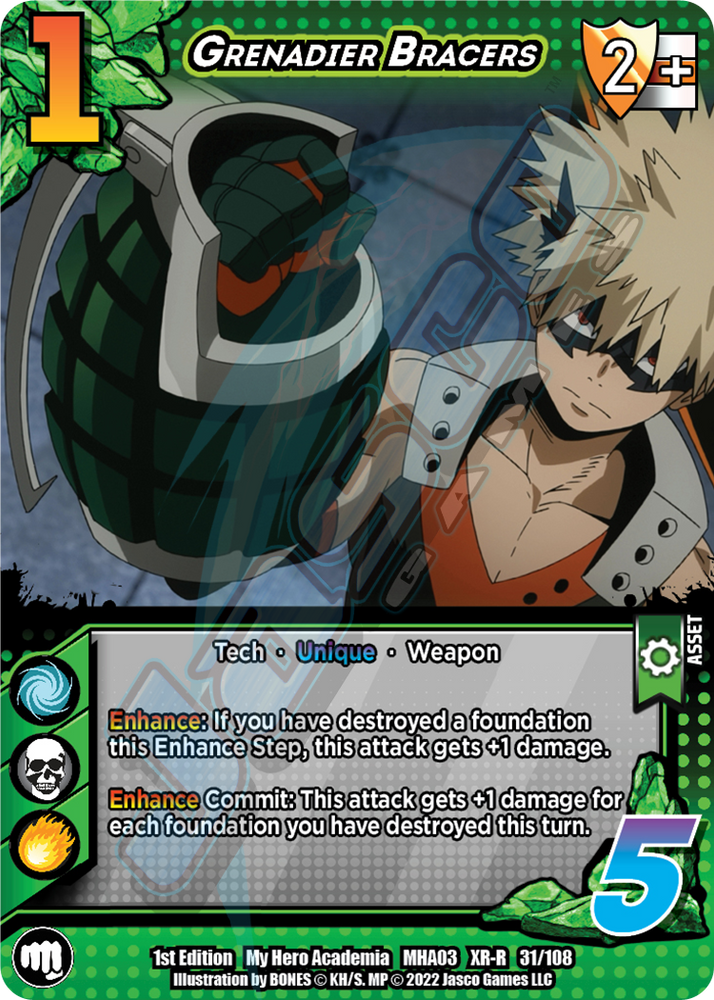 Brazales de granadero [Heroes Clash XR] 