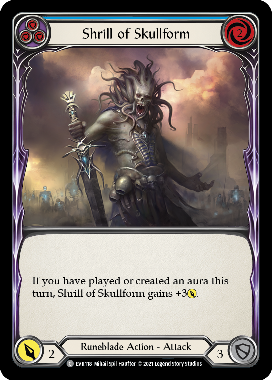 Shrill of Skullform (Azul) [EVR118] (Everfest) 1.ª edición Normal 