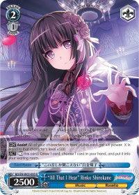 "All That I Hear" Rinko Shirokane (BD/EN-W03-095 R) [BanG Dream! Girls Band Party! MULTI LIVE] - Blue Jay's Cauldron