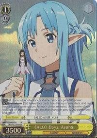 "ALO" Days, Asuna (SAO/SE23-E03 C) (Parallel Foil) [Sword Art Online II] - Blue Jay's Cauldron