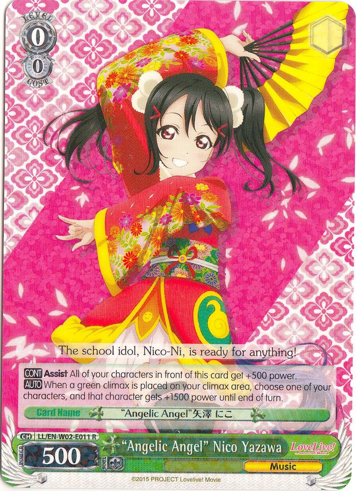 "Angelic Angel" Nico Yazawa (LL/EN-W02-E011 R) [Love Live! DX Vol.2] - Blue Jay's Cauldron