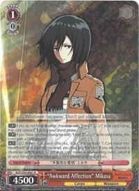 "Awkward Affection" Mikasa (AOT/S35-E061 R) [Attack on Titan] - Blue Jay's Cauldron