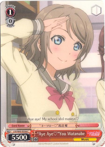 "Aye Aye"You Watanabe (LSS/W45-E056 C) [Love Live! Sunshine!!] - Blue Jay's Cauldron