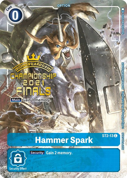 Hammer Spark [ST2-13] (Paquete de evolución del domador de las finales del campeonato 2021) [Starter Deck: Cocytus Blue Promos] 