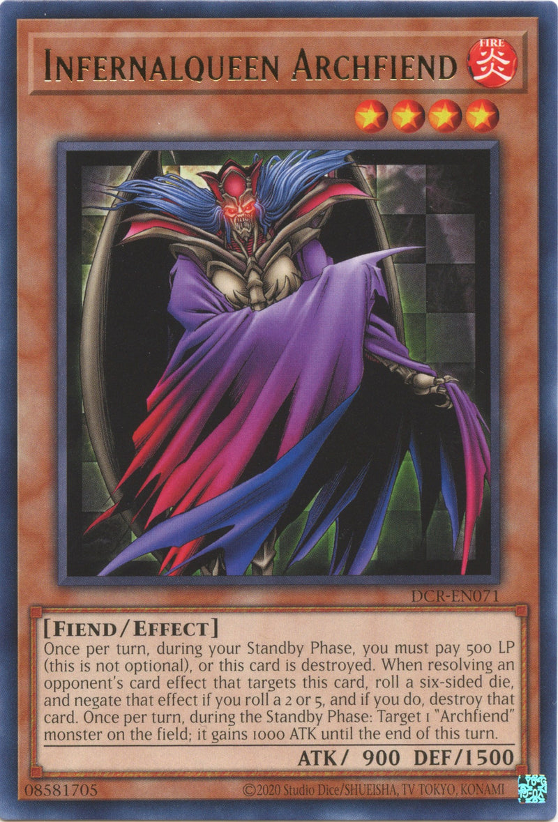 Infernalqueen Archfiend (25th Anniversary) [DCR-EN071] Rare