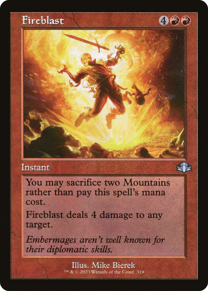 Explosión de fuego (Retro) [Dominaria Remastered] 