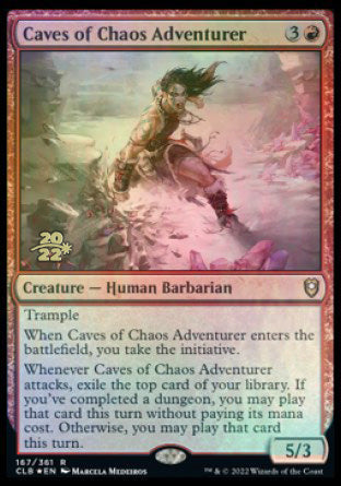 Aventurero de las Cuevas del Caos [Promociones de presentación de Commander Legends: Battle for Baldur's Gate] 