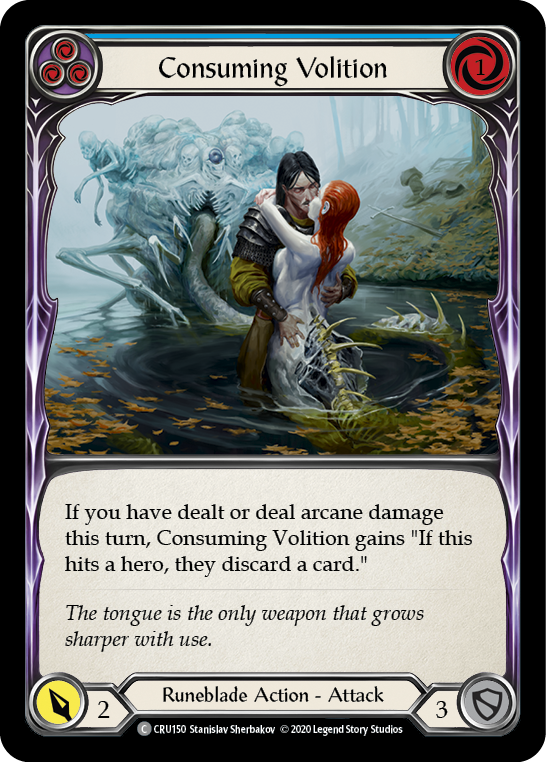 Voluntad consumidora (azul) [CRU150] (Crucible of War) 1.a edición normal 