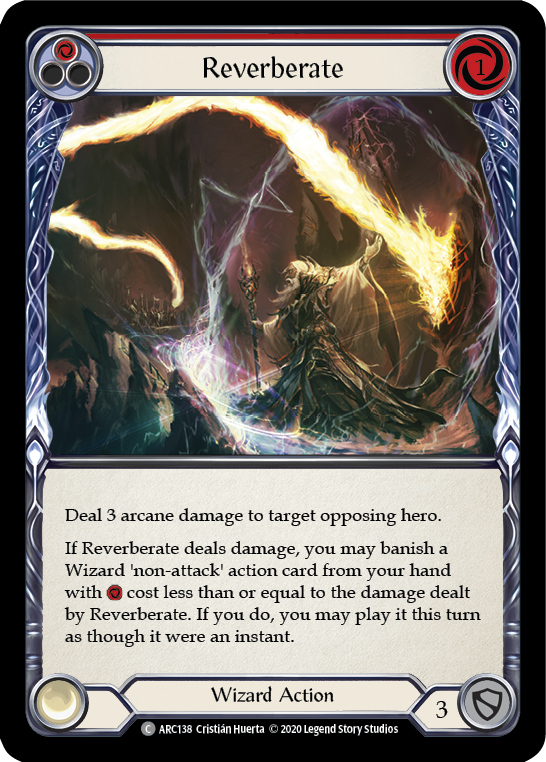 Reverberar (Rojo) [U-ARC138] (Arcane Rising Unlimited) Ilimitado Normal 