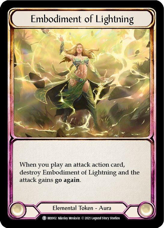 Encarnación del relámpago // Encarnación de la Tierra [BRI002/BRI003] (Tales of Aria Briar Blitz Deck) 1.ª edición Normal 