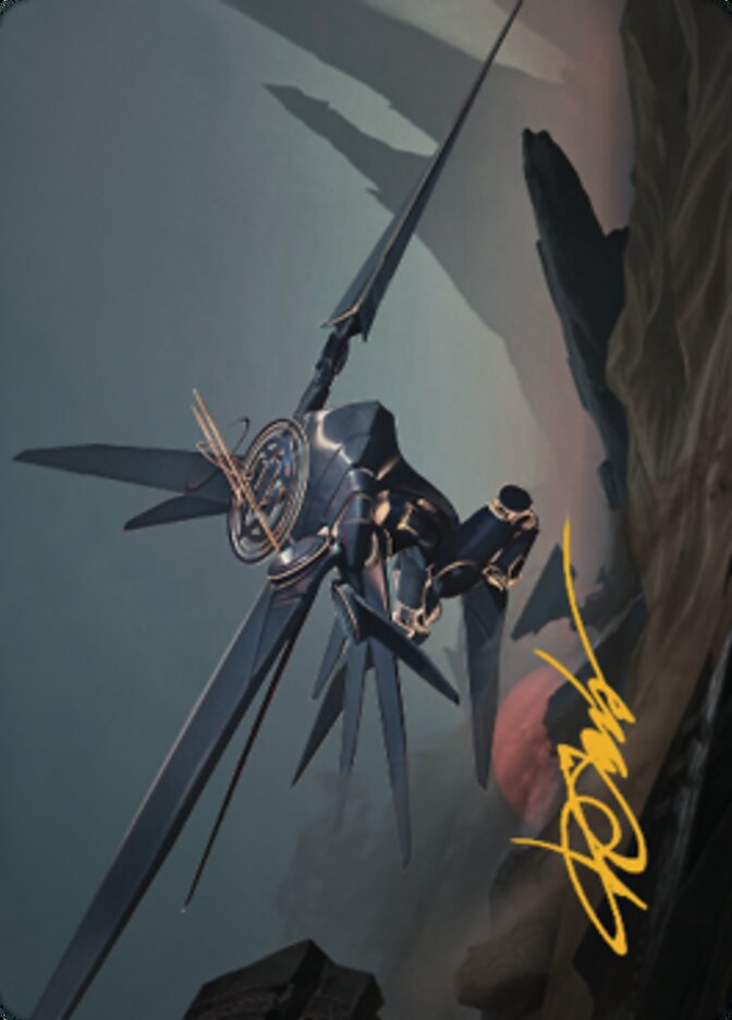 Tarjeta de arte Steel Seraph (firma estampada en oro) [Serie de arte de guerra de los hermanos] 