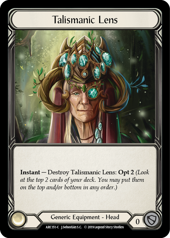 Lente talismánica [ARC151-C] (Arcane Rising) 1.ª edición Normal 