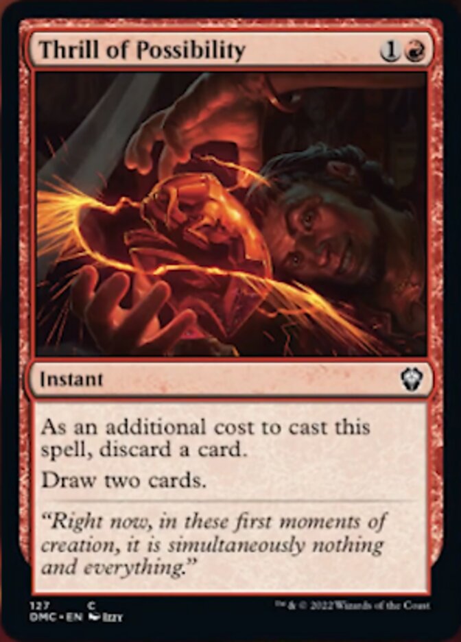 Emoción de posibilidad [Dominaria United Commander] 