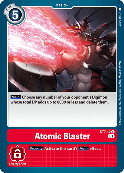 Atomic Blaster [ST7-12] [Cubierta inicial: Gallantmon] 