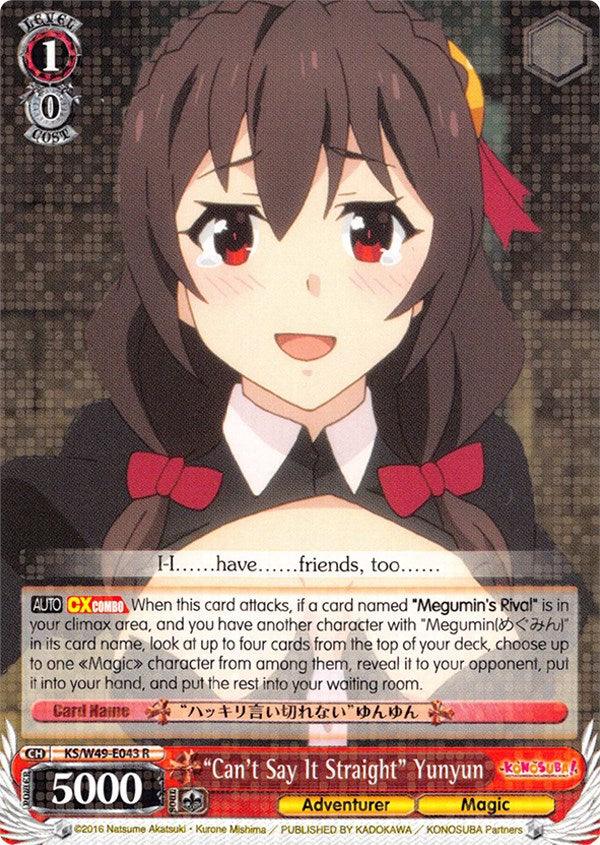 "Can't Say It Straight" Yunyun (KS/W49-E043 R) [KonoSuba] - Blue Jay's Cauldron