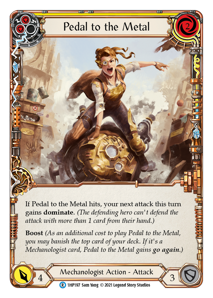 Pedalear hasta el metal (amarillo) [1HP197] (Paquete histórico 1) 