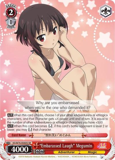 "Embarassed Laugh" Megumin (KS/W76-E040S SR) [KonoSuba The Movie: Legend of Crimson] - Blue Jay's Cauldron