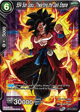SS4 Son Goku, Frustrando el Imperio Oscuro (Común) (BT13-126) [Rivalidad Suprema] 