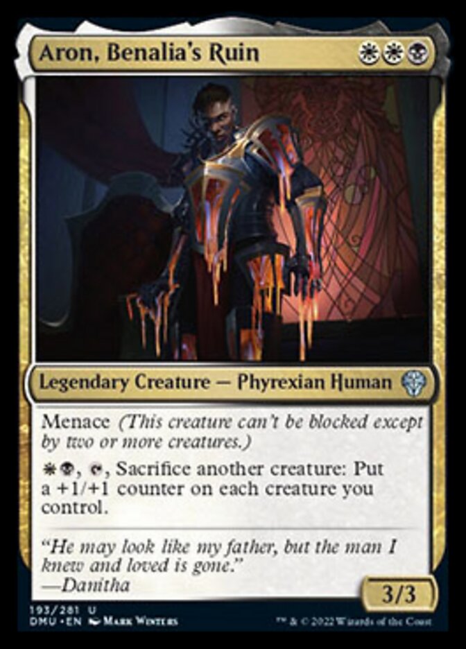 Aron, la ruina de Benalia [Dominaria United] 