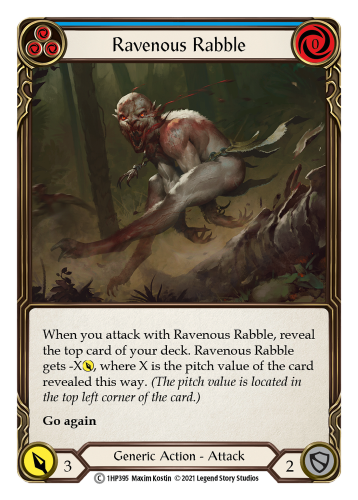 Rabble voraz (azul) [1HP395] (Paquete de historia 1) 