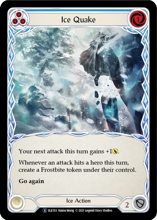 Ice Quake (Azul) [U-ELE153] (Tales of Aria Unlimited) Lámina arcoíris ilimitada 