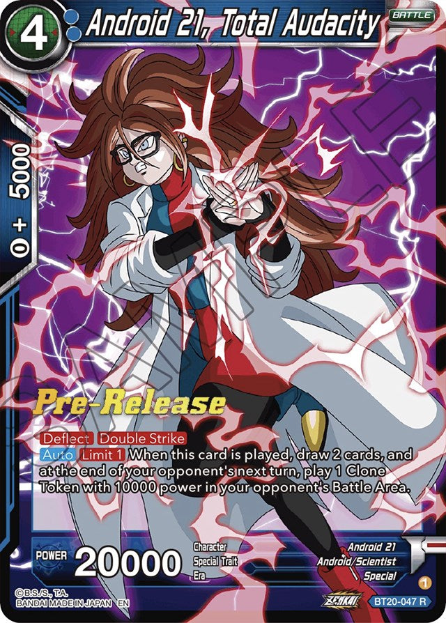 Android 21, Total Audacity (BT20-047) [Promociones de presentación con absorción de energía] 