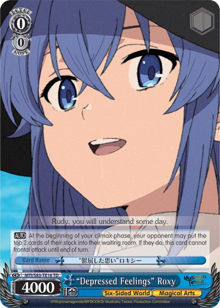 "Depressed Feelings" Roxy (MTI/S83-TE16 TD) [Mushoku Tensei: Jobless Reincarnation] - Blue Jay's Cauldron