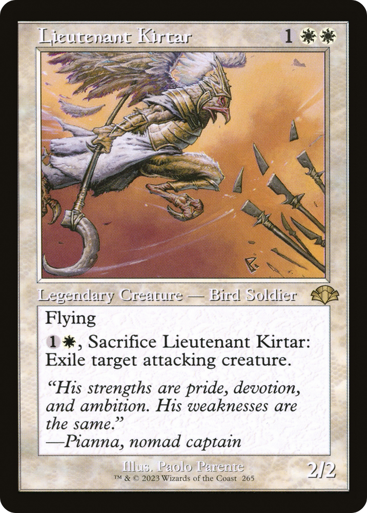 Teniente Kirtar (Retro) [Dominaria Remastered] 