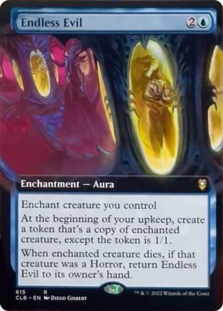Endless Evil (Arte extendido) [Commander Legends: Batalla por Baldur's Gate] 