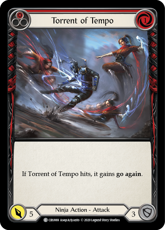 Torrent of Tempo (Rojo) [CRU069] (Crucible of War) 1.ª edición Normal 