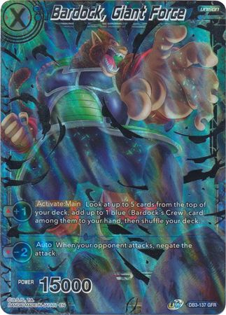 Bardock, Fuerza Gigante (DB3-137) [Fuerza Gigante] 