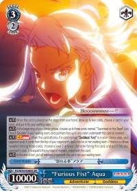 "Furious Fist" Aqua (KS/W55-E085S SR) [KonoSuba 2] - Blue Jay's Cauldron