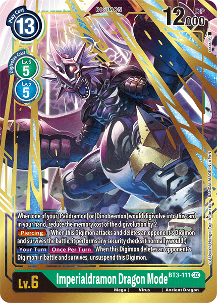 Modo Dragón Imperialdramon [BT3-111] [Lanzamiento de refuerzo especial Ver.1.5] 