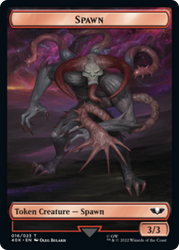 Spawn // Ficha de doble cara de Guerrero Astartes [Warhammer 40,000 Tokens] 