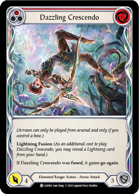 Dazzling Crescendo (Rojo) [LXI008] (Tales of Aria Lexi Blitz Deck) 1.ª edición Normal 