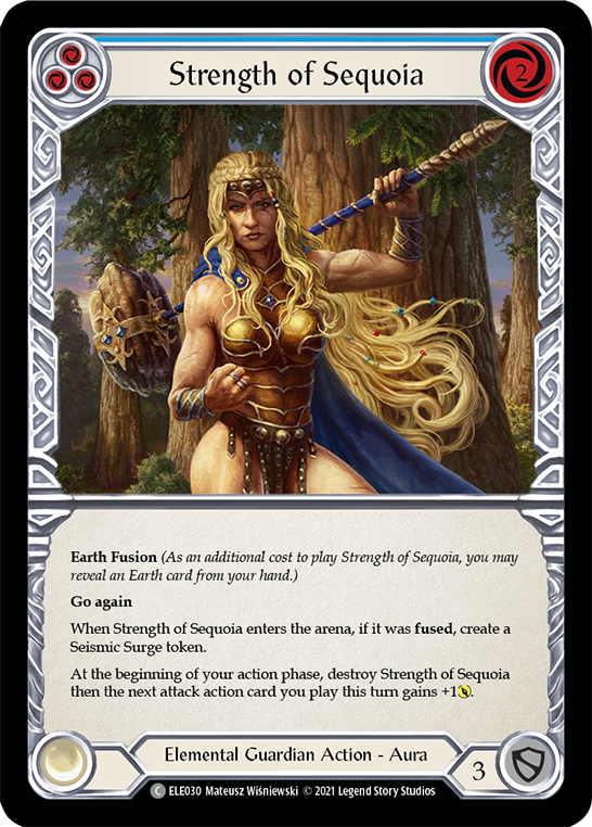 Fuerza de Sequoia (Azul) [ELE030] (Tales of Aria) 1.ª edición Normal 
