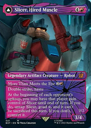 Slicer, músculo contratado // Slicer, antagonista de alta velocidad (vidrio roto) [Transformers] 