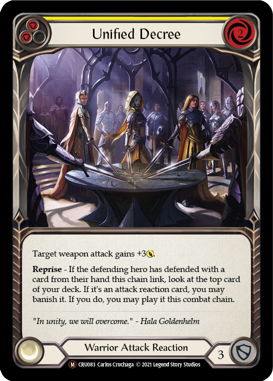 Decreto Unificado [U-CRU083] (Crucible of War Unlimited) Lámina arcoíris ilimitada 