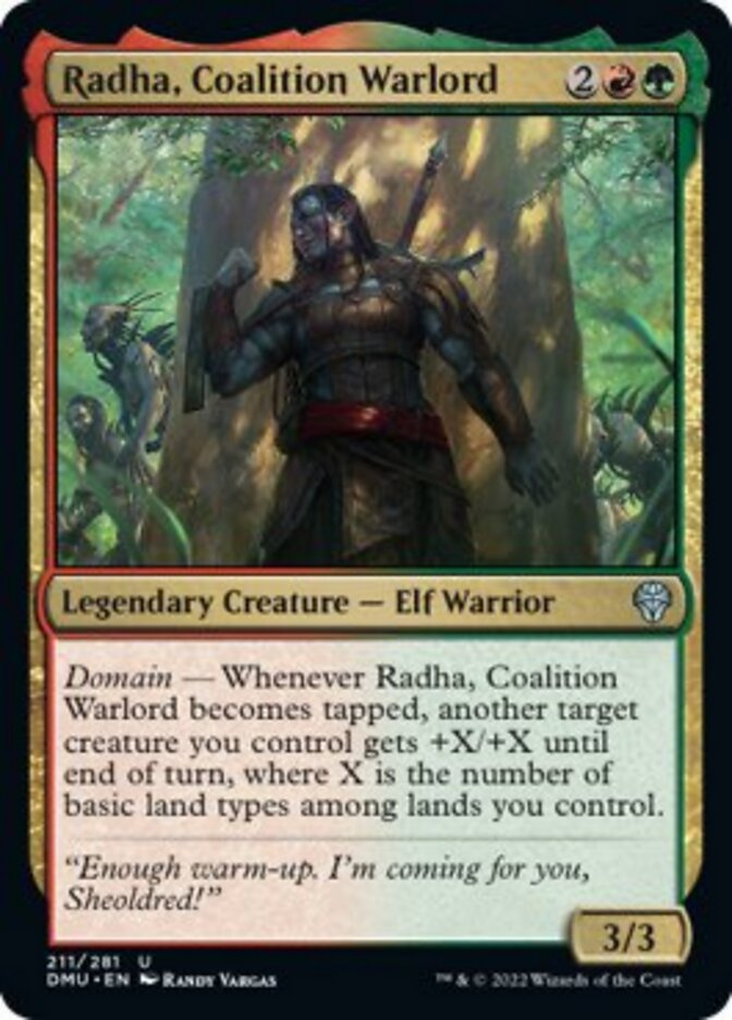 Radha, señor de la guerra de la coalición [Dominaria United] 