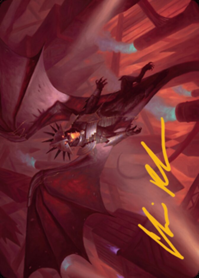 Ziatora, la tarjeta de arte del incinerador (firma estampada en oro) [Streets of New Capenna Art Series] 