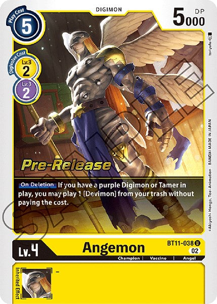 Angemon [BT11-038] [Promociones de prelanzamiento de la fase dimensional] 