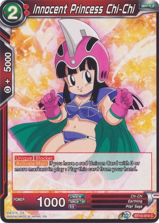 Princesa inocente Chi-Chi (BT10-014) [El ascenso del guerrero al unísono] 