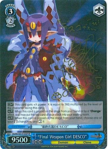 "Final Weapon Girl DESCO" (DG/EN-S03-E133SP SP) [Disgaea] - Blue Jay's Cauldron