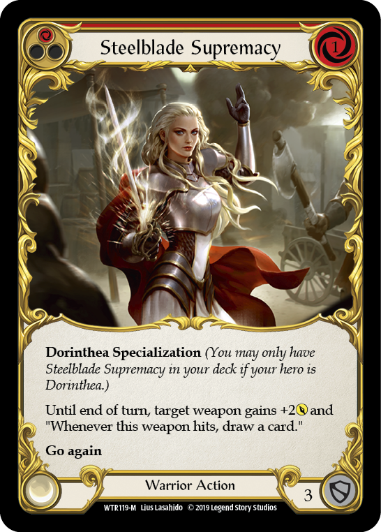 Steelblade Supremacy [WTR119-M] (Bienvenido a Rathe) Impresión alfa normal 